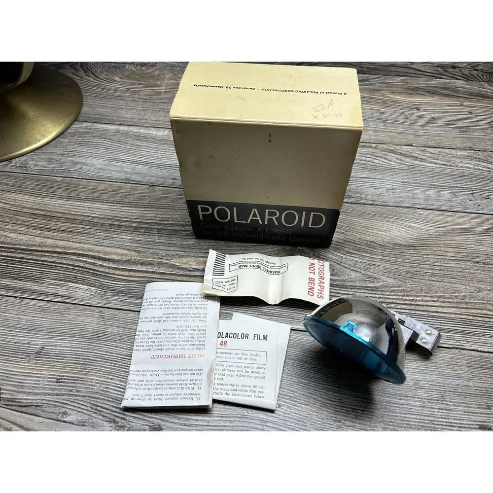 Vintage Photography POLAROID Color Adapter‎ Kit #660 J66 Land Camera